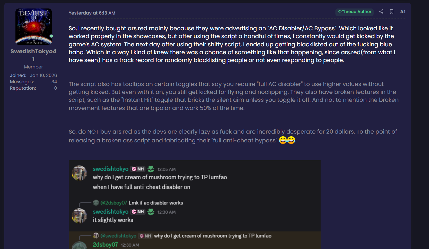 Evidence screenshot