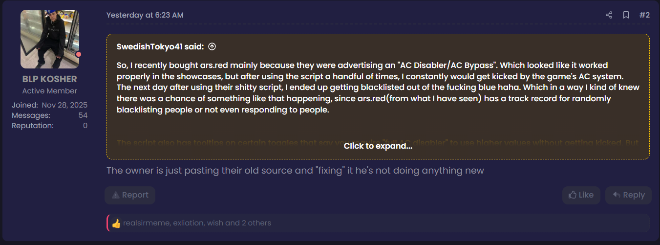 Evidence screenshot