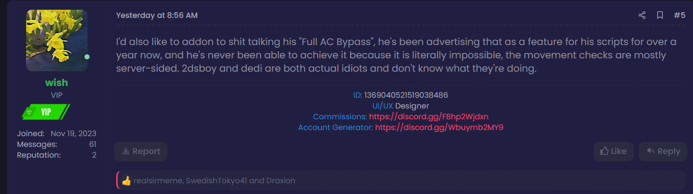 Evidence screenshot