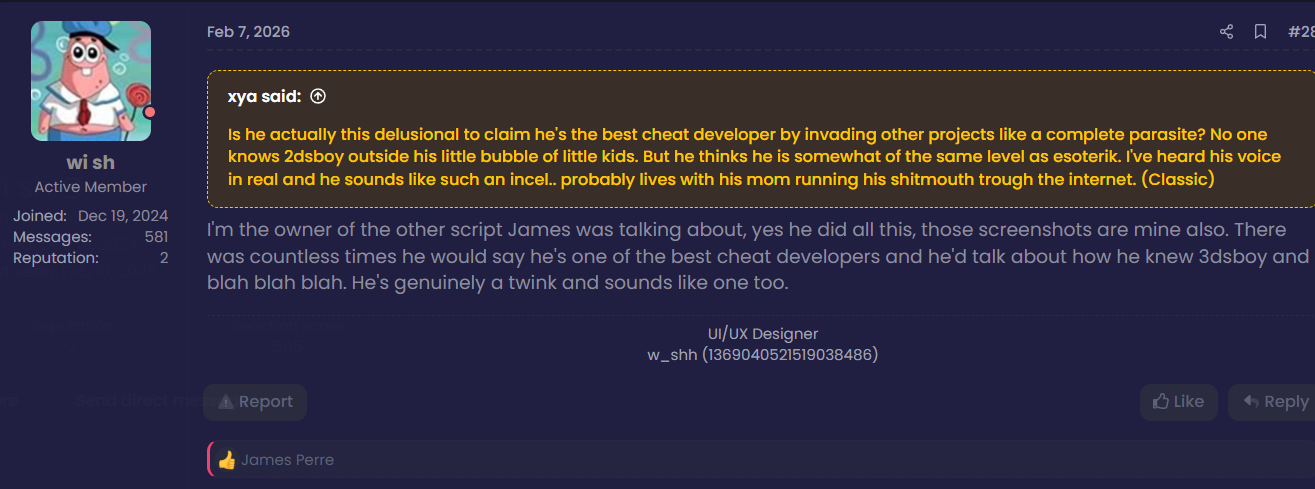 Evidence screenshot