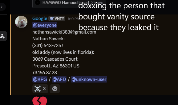 Evidence screenshot